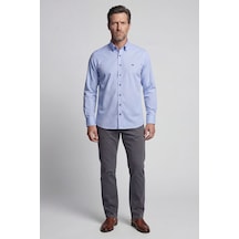 Xint Bisse Mavi Regular Fit Cepsiz Uzun Paşa Yaka Gömlek Bsgmeks26316 E35 Xint Bisse Mavi Regular Fit Cepsiz Uzun Paşa Yaka Gömlek Bsgmeks26316 E35