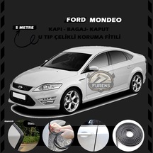 Ford Mondeo Oto Araç Kapı Koruma Fitili 5 Metre Parlak Siyah Renk