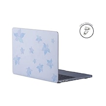 Macbook Air 13 İnç Uyumlu Desenli Mat Sert Kapak Kılıf A1932 A2179 A2337 M1 Ultra İnce Pc Hard Shell, Çizilme Ve Darbe Koruma Mavi