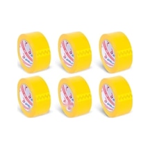 45 Mm X 100 M Sarı Koltuk Bandı - 6 Adet 1