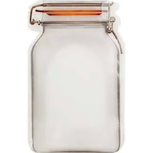 Kavanoz Kesim Kilitli Doypack 11x18,5 Cm - 50 Adet