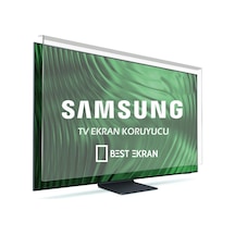 Samsung Uyumlu 75q80c Tv Ekran Koruyucu 75" İnç 4k Ultra Hd Smart Qled Qe75q80catxtk