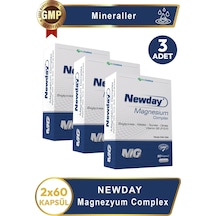 Newday Magnezyum Complex 60 Kapsül 3 Adet