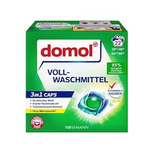 Rossmann Domol 3in1 Beyaz Çamaşır Makinesi Deterjan Kapsülü 500 G