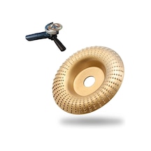 Ahşap Törpü Eğe Dis Kuksa Tabak Oval Oyma Açılı Taşlama 100 MM