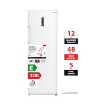 Toshiba GR-RU312WE-DMT(01) 238 L Dikey Derin Dondurucu