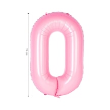 Folyo Balon 0 Rakamı Helyum Balon 76 Cm 001