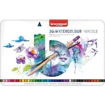 Bruynzeel Suluboya Kalemi Aquarel 36'lı Teneke Kutu