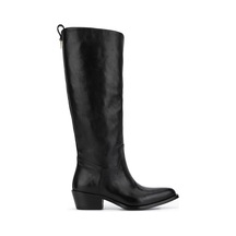 Camerlengo Kadın Hakiki Deri Siyah Topuklu Çizme