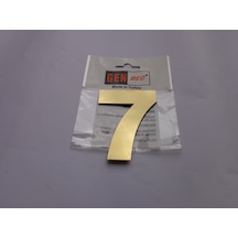 Gendec 8 Cm Altın Sarı Paslanmaz Metal No:7 Kapı,Villa,Birim No