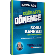Yediiklim Yayınları Kpss Ags Dönence Coğrafya Tamamı Çözümlü Soru Bankası