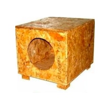 Cat Mozz Yağmura ve Soğuğa Dayanıklı OSB Kedi Evi 40 x 32 x 30 CM