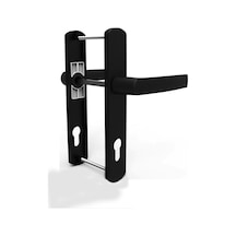 Pimapen Pvc Alüminyum Silindirli Siyah Kapı Kolu 85/35