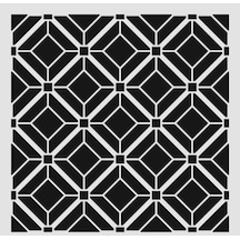 Ardışık Desen Stencil Şablon 20X20 R-052