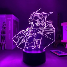 Goldenqian 3d Gece Lambası Dokunmatik Masa Lambası Gece Lambası Renkli Gece Lambası Gece Lambası Anime 3d Işık Led Gece Lambası Çocuklar Için Doğum Günü Hediyesi M53oıc Siyah