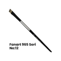 Fanart 965 Seri Düz Kesik Uçlu Fırça No 12