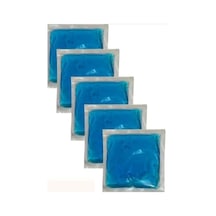 Medpride Termojel Sıcak Soğuk Kompres Jel Buz Paketi, Mavi, 13x13 Cm, 5 Adet, Yeniden Kullanılabilir, Jel Paket Çok Renkli