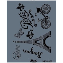 Mey İthalat Rich New Seri N-452 Stencil 35x25 Cm 1