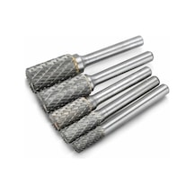 Hallow 1/4" Çift Kesim Tungsten Karbür Döner Çapak Temizleyici 5 Adet