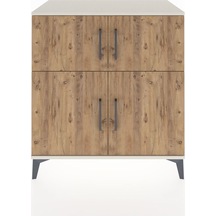 Hyperion Şifonyer 4 Raflı 4 Kapaklı 88x44x96 Aytaşı-çam Aytaşı