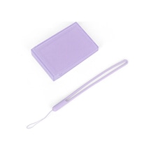 Sones 3 İnç Dondurma Parıltılı Fotoğraf Kutusu Ünlü Fotoğraf Kartı Saklama Kutusu Polaroidler İçin, Renk: Mor