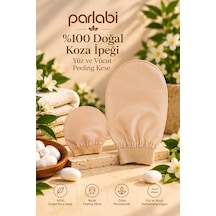 % 100 Doğal Koza İpek Yüz Ve Vücut Peeling Kese