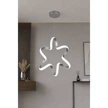 AvizeGO Yalven Led Sarkıt Avize Beyaz Işık Gri