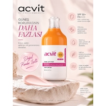 Acvit Tone Up Yeni Nesil Pembe Ton Eşitleyici Güneş Kremi SPF50+ Pa++++ 100 ML