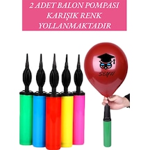 Balon Pompası 2 Adet Karışık Renk Yollanmaktadır