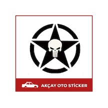 Kuru Kafa Sticker Army Yıldız Sticker Oto Sticker Araba Sticker
