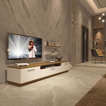 Decoraktiv Trio 4 Mdf Tv Ünitesi Tv Sehpası Pera - Beyaz