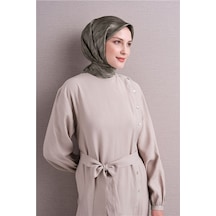 Armine Saf İpek Twill Eşarp 9630d 55 Zeytin Yeşili