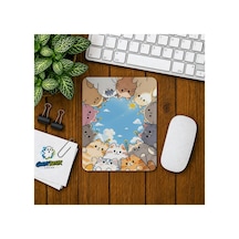Kediler Baskılı Oyuncu Mousepad 0120
