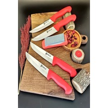 Sürmene Sürlaz Kırmızı Şef Serisi Standlı Bileme Taşı