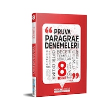 Pruva Akademi 8. Sınıf Paragraf Denemeleri 2023