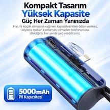 5000 Mah Standlı Mini Powerbank 22.5w Hızlı Şarj