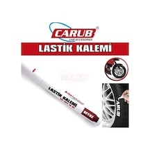 Carub - Oto Lastik Yazı Kalemi - Beyaz Araç Lastik Yazı Kalemi