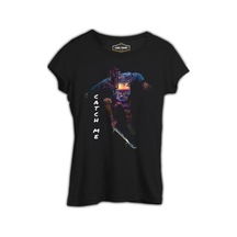 A Skater İn A City Siyah Kadın Tshirt 001