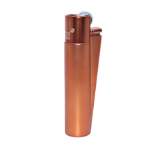 Clipper Özel Kutusunda Metal Çakmak - Koyu Rose Gold Mat Brushed Dark Rose Gold Rose