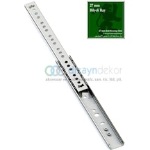 İnce Bilyalı Çekmece Rayı 27x342 Mm
