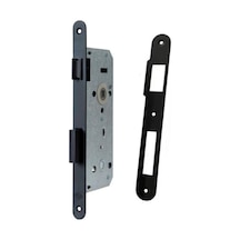 Sessiz İç Oda Kapı Kilidi Wc-banyo Siyah 40mmx23mm