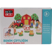 Mey İthalat Km5898 Benim Çiftliğim Ahşap Boyama Seti