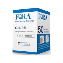 Fora G20 Kan Şekeri Test Stribi 50 Adet