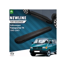 S-dizayn Vw Transporter T4 Uzun Şase Newline Siyah Yan Basamak 253 Cm 1995-2003 A+ Kalite