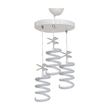 Rüzgar Led Avize 3lü Sarkıt Model Avize Beyaz