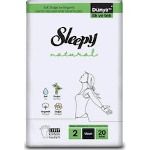 Sleepy Natural Hijyenik Ped Uzun 20 Adet 2 Paket Toplam 40 Adet