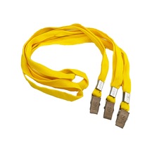 Mapi Metal Klipsli-polyester Dokuma Kart Askı İpi Sarı 10 Lu Blisterlı