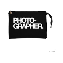 Zepplin Giyim Photographer Siyah Clutch Astarlı Cüzdan / El Çantası
