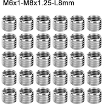 M6 x 1-m8 x 1.25-l8 MM