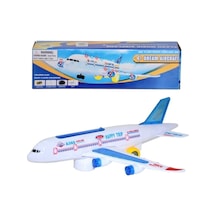 Pilli Işıklı Sesli Uçak Airbus Pilli Oyuncak Sdgnh 1038993
